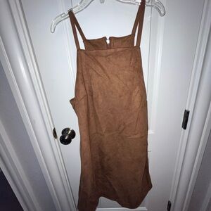South Moon Under Suede brown dress NWT